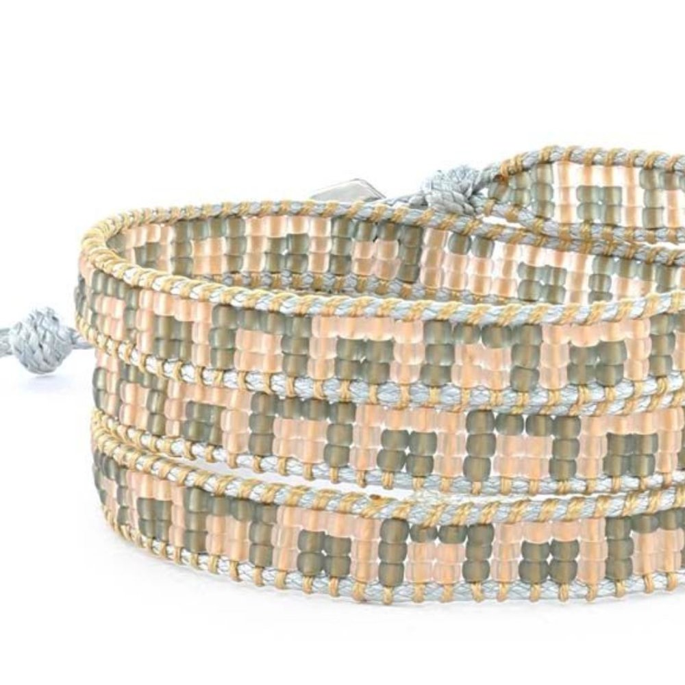 Handmade Miyuki Beads 3 Wraps Bracelet NEW - Picture 3 of 6